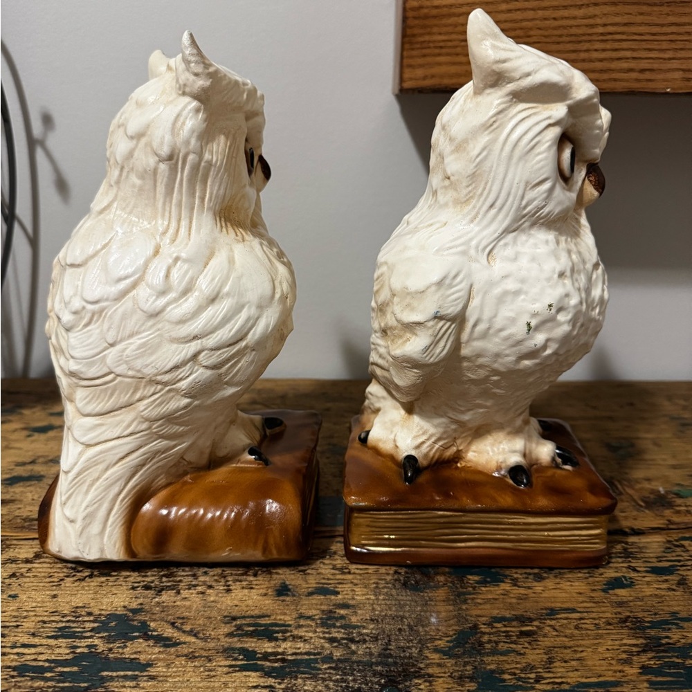 Ceramic Owl Bookends - Picture 9 of 12